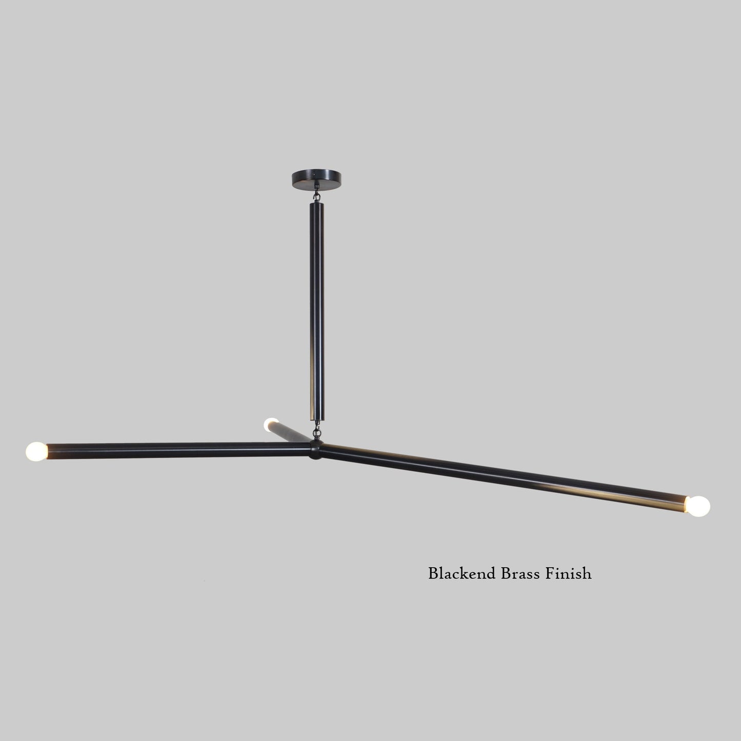 Arrow Larger Brass Pendant Chandelier
