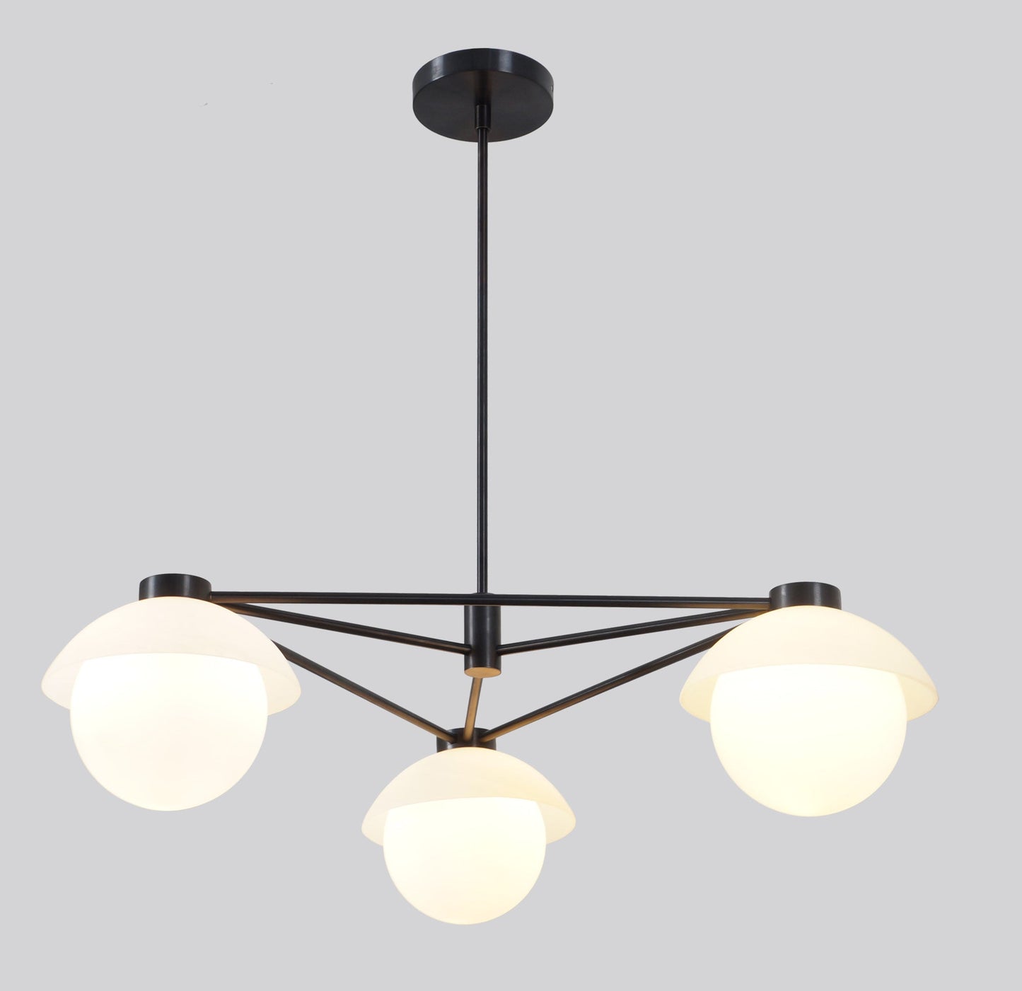 Handcrafted Modern Brass 3 Surface CASA Pendant Light Fixture