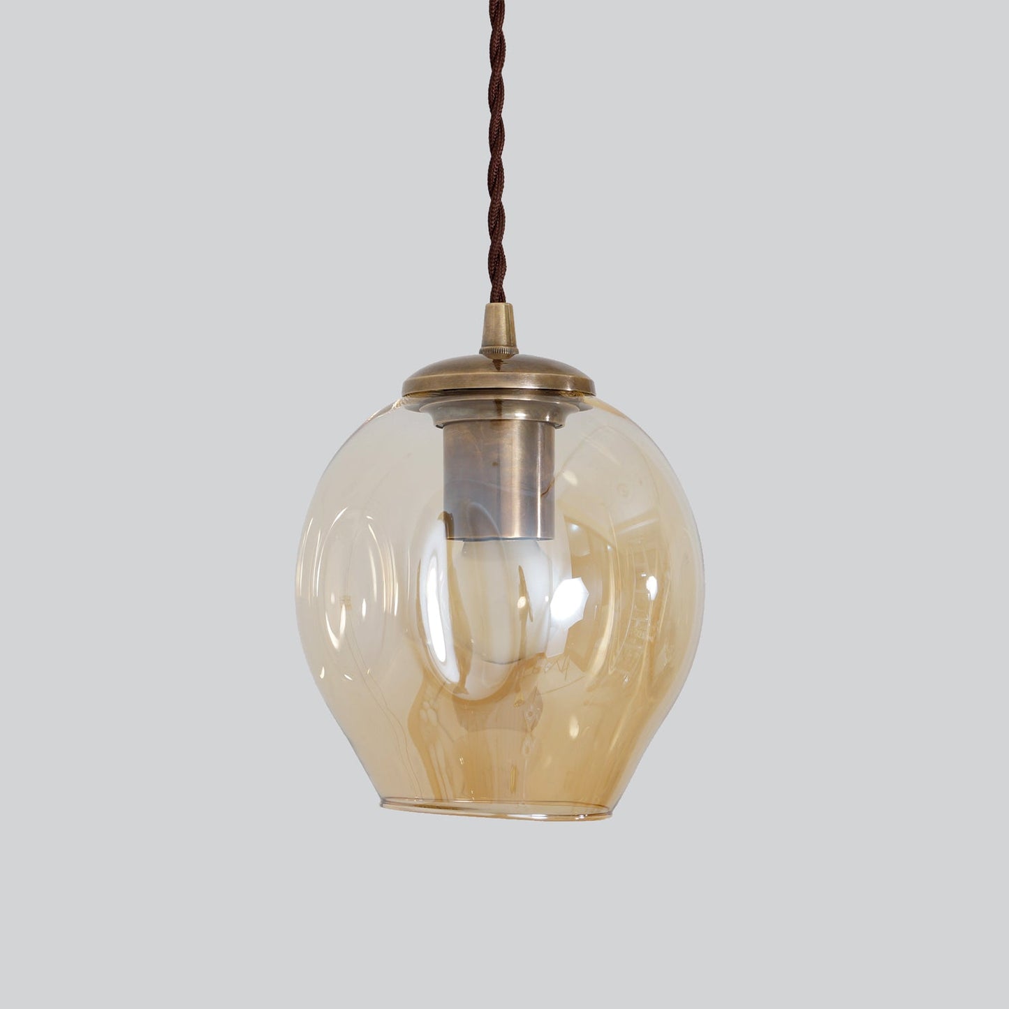 Modern Glass Globe Branching pendant