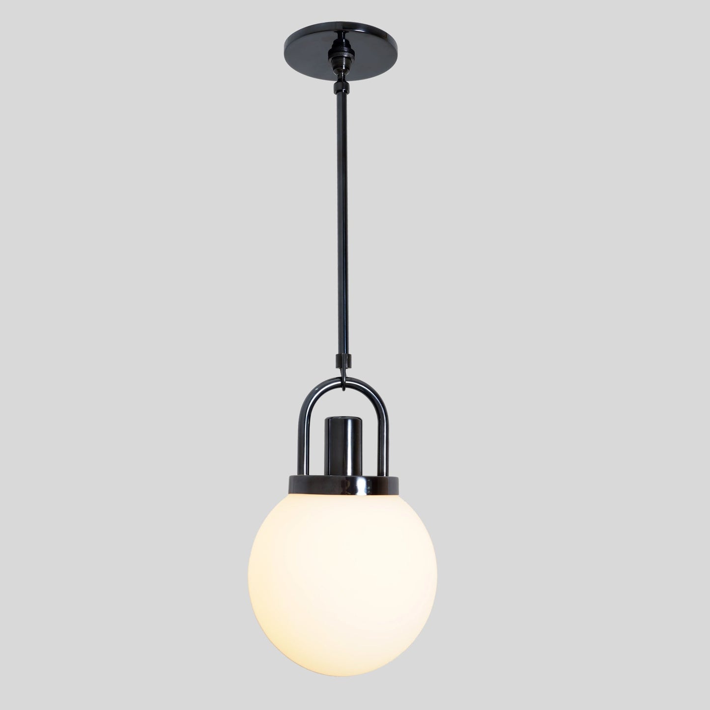Contemporary Arc Globe Pendant 8" Chandelier
