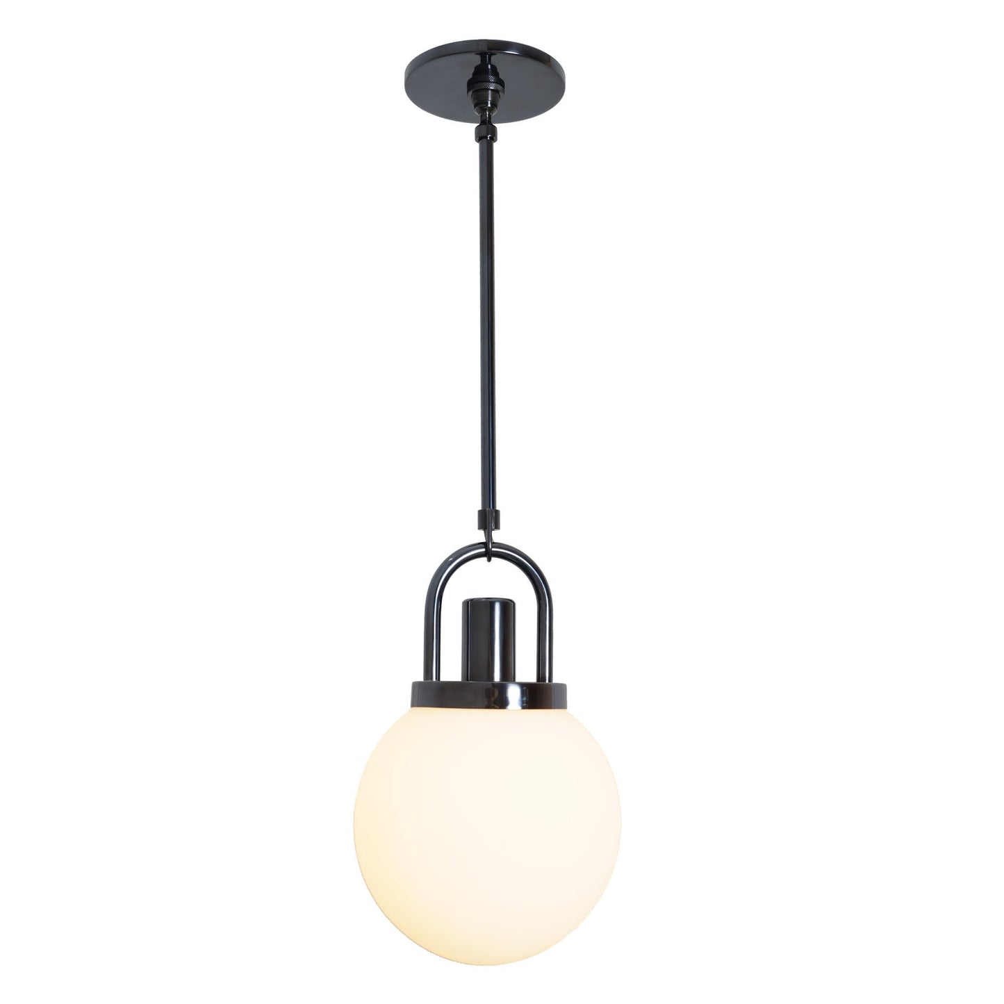 Contemporary Arc Globe Pendant 8" Chandelier