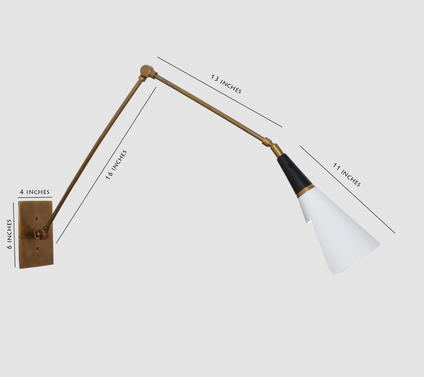 Articulating Adjustable ALSKA wall lamp