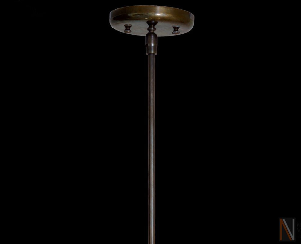 Mid century Modern Brass & Acrylic Crystal Rock Sputnik Chandelier Light Fixture