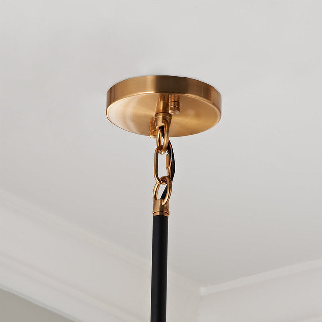 URBAN GLOBE RADIAL CHANDELIER - 6 LIGHT