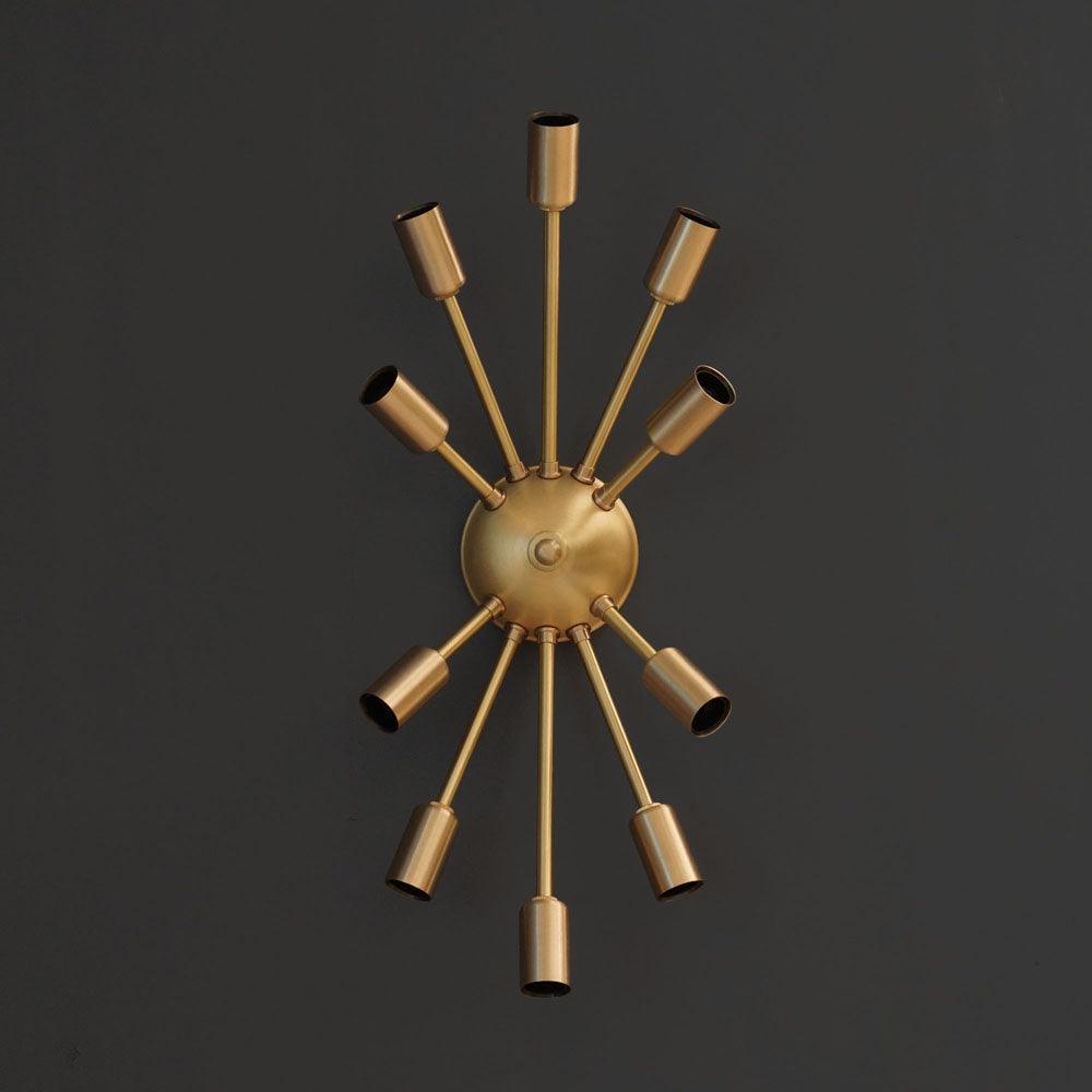 Classic 10 Arm Light Sputnik Light Wall Sconce Fixture