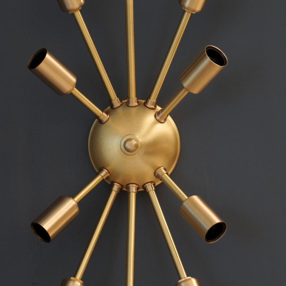 Classic 10 Arm Light Sputnik Light Wall Sconce Fixture