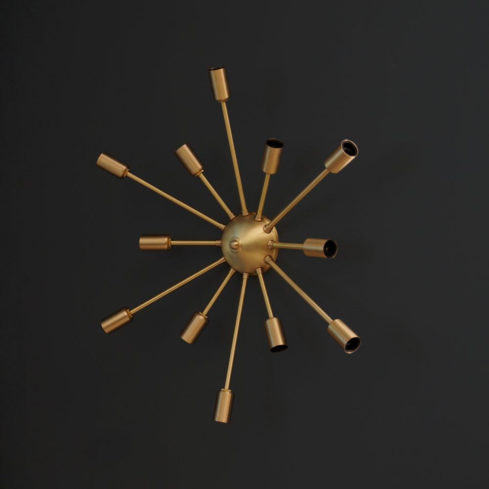 Classic 12 Arm Light Sputnik Light Wall Sconce Fixture -24"D