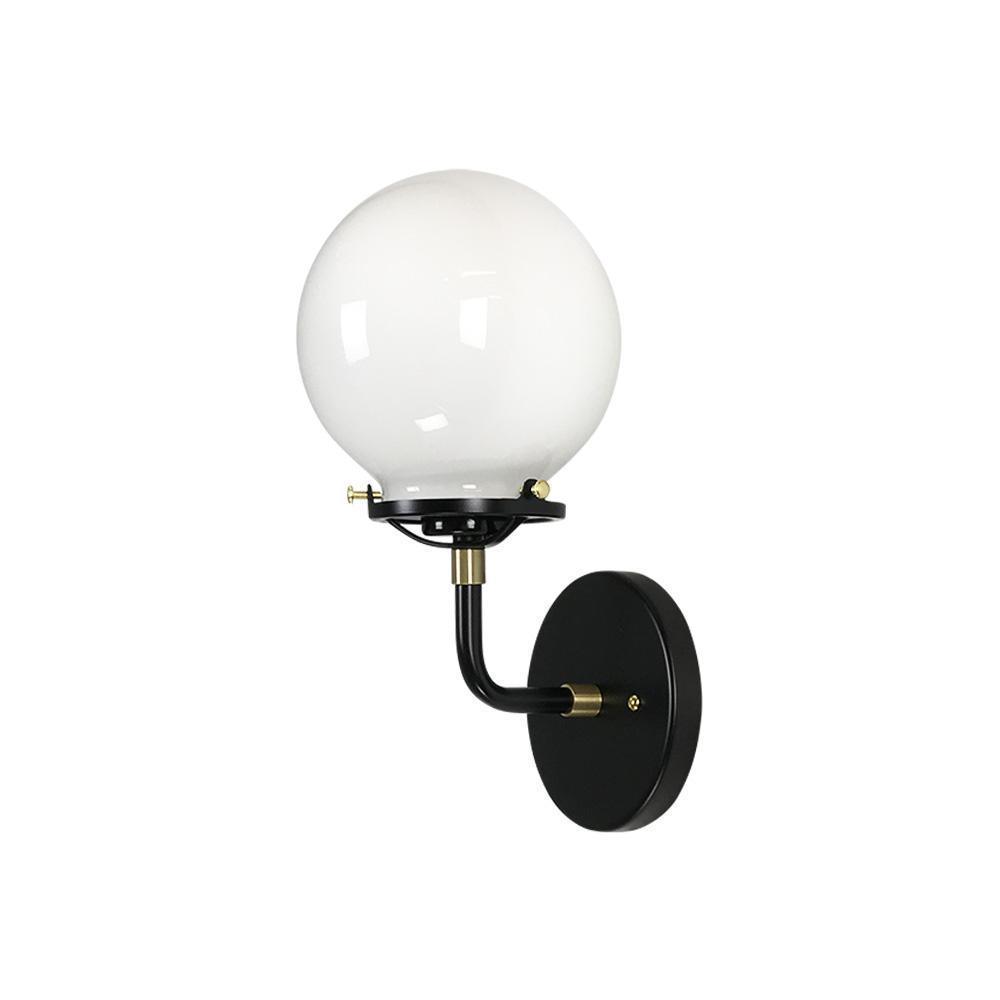 Modern Brass Globe Wall Sconce - Doozie Light Studio