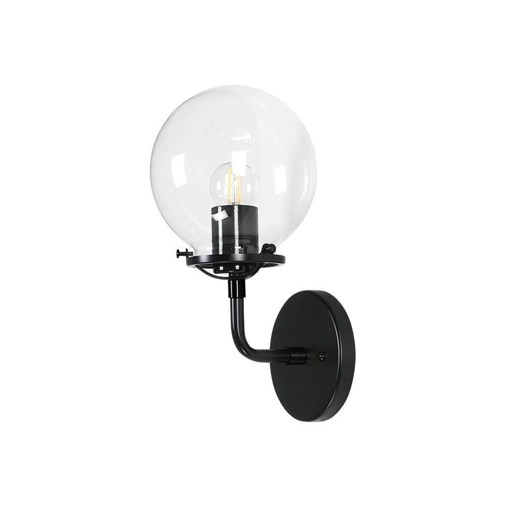 Modern Brass Globe Wall Sconce - Doozie Light Studio