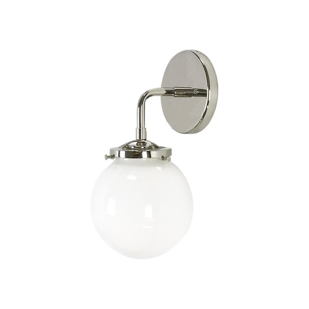 Modern Brass Globe Wall Sconce - Doozie Light Studio