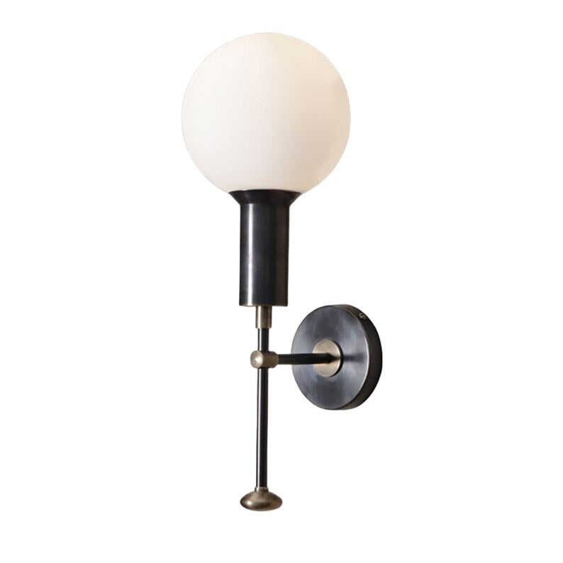 Handmade Single Globe Sputnik Brass Sconce Wall Lamp Beside Wall Lamp