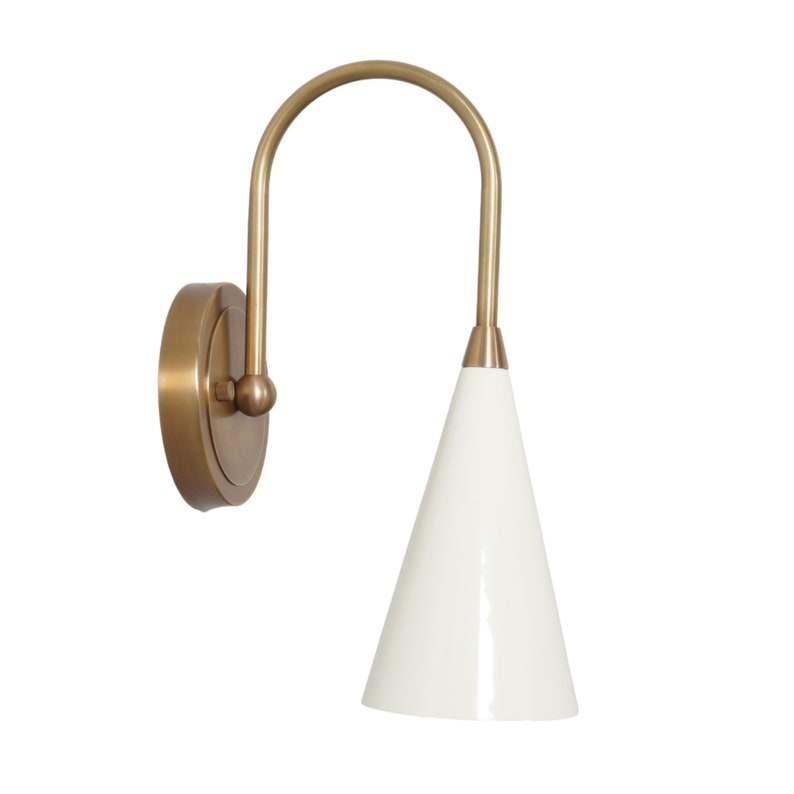 Single Shade Sputnik Brass Lotus Wall Lamp Beside Wall Sconce