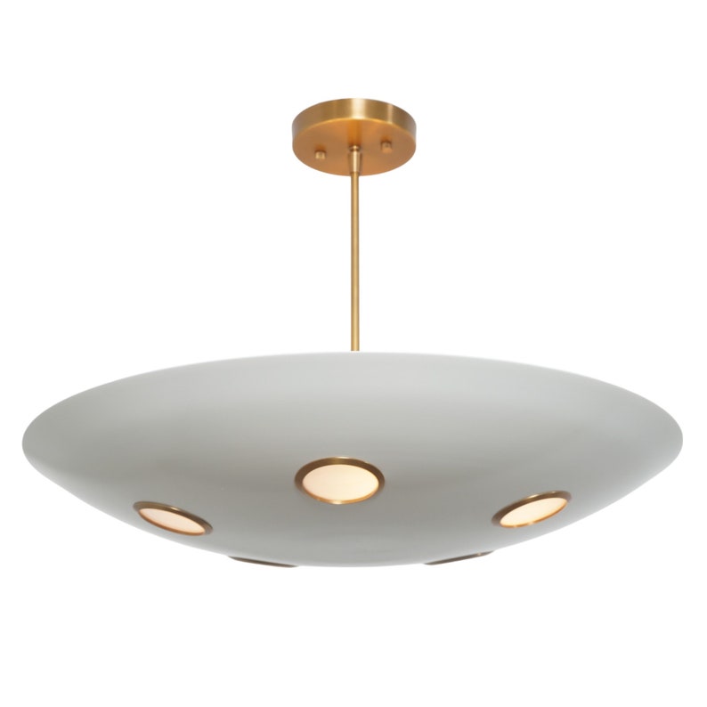 Six Light Pendant Chandelier Light Fixture Handmade Brass Sputnik Chandelier Ceiling Pendant