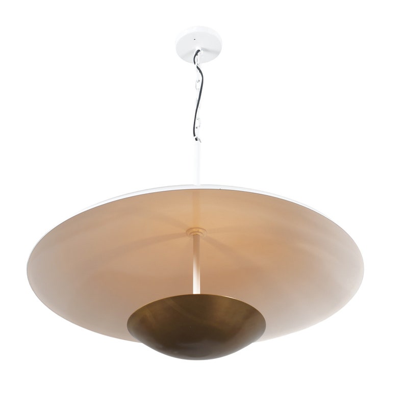 Six Light Pendant Double Shade Chandelier Light Fixture Handmade Brass Sputnik Chandelier Ceiling Pendant