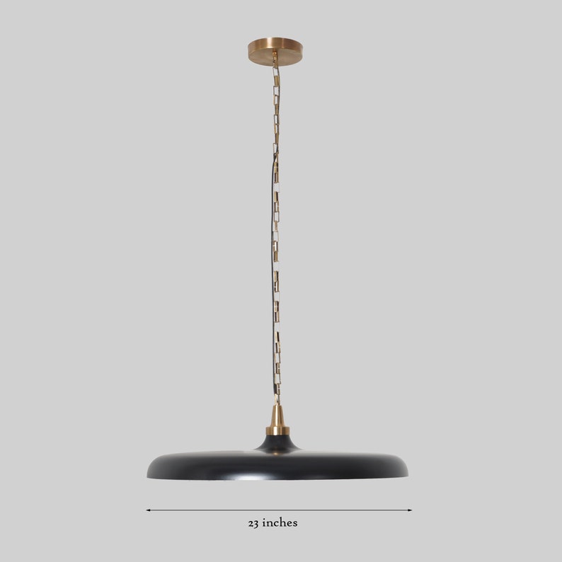 Large Handcrafted Brass LUCA Pendant Light Fixture Ceiling Pendant Chandelier