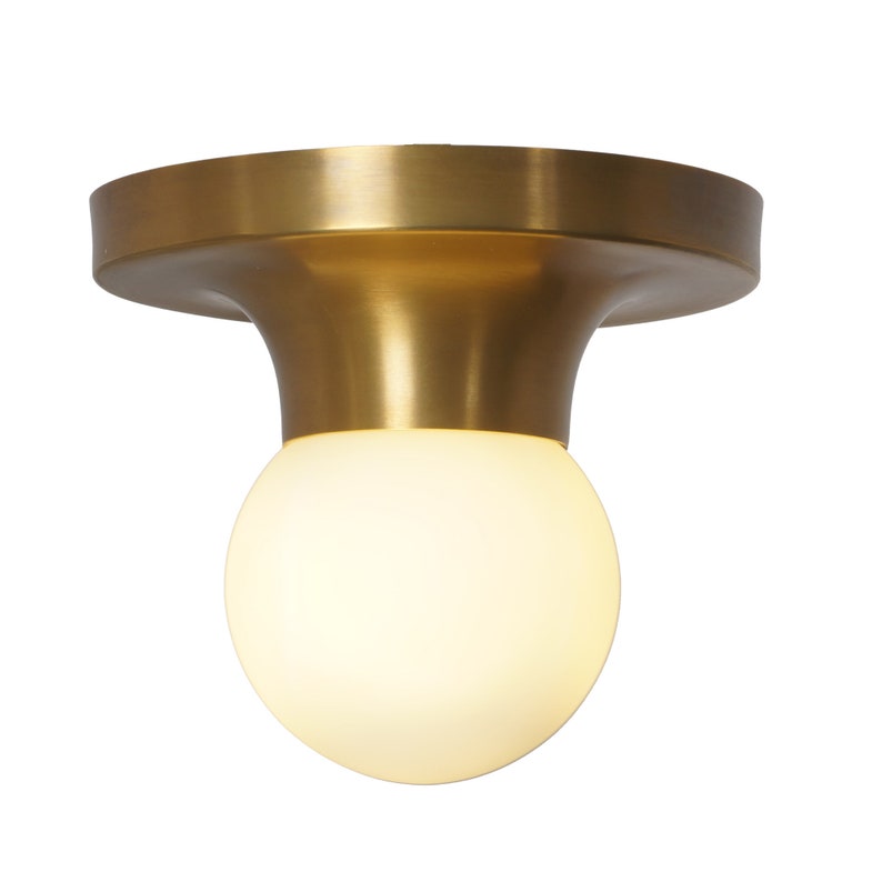 Single Light Globe Brass Sputnik Flush Mount chandelier light Fixture Wall Lamp