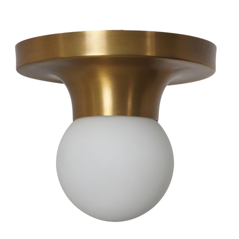 Single Light Globe Brass Sputnik Flush Mount chandelier light Fixture Wall Lamp
