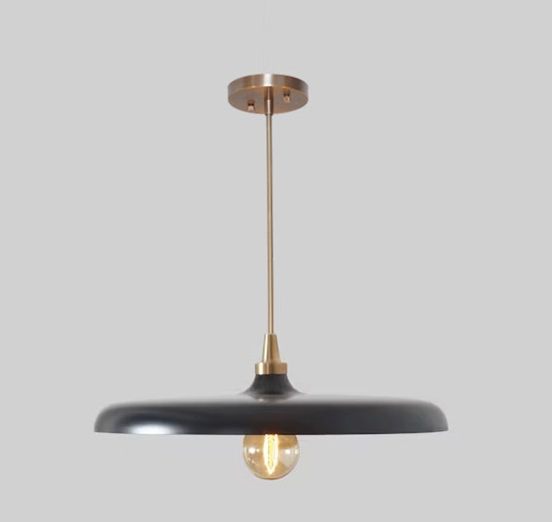 Large Handcrafted Brass LUCA Pendant Light Fixture Ceiling Pendant Chandelier