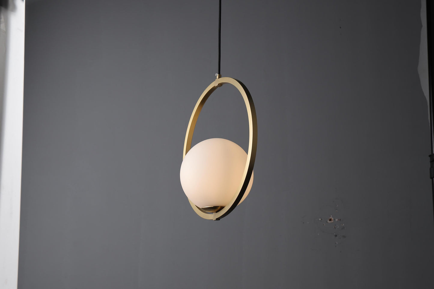 Unique Copper and Glass Chandelier-Elegant Modern Art Deco Pendant Light Fixture for Vintage Interiors