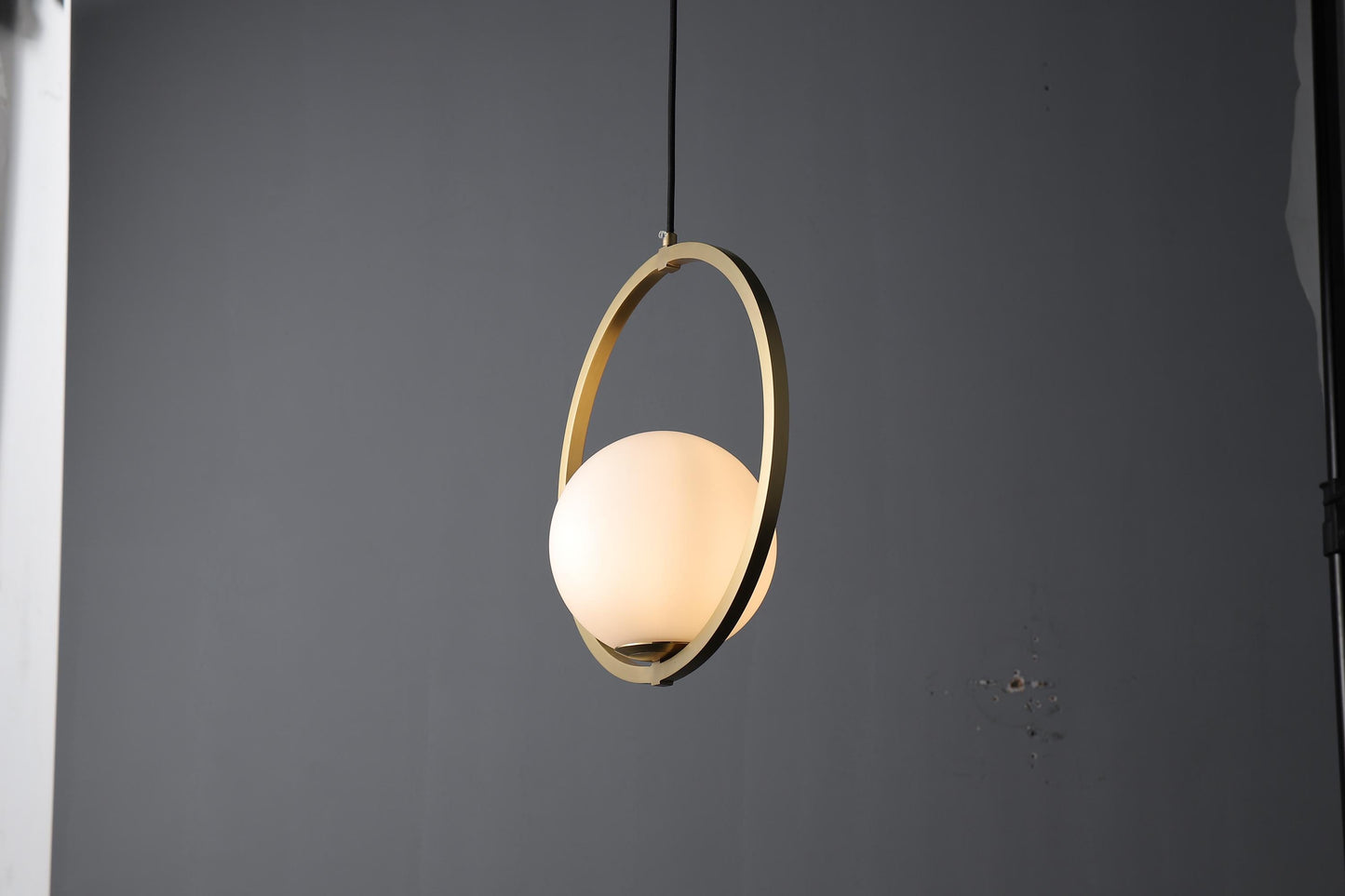 Unique Copper and Glass Chandelier-Elegant Modern Art Deco Pendant Light Fixture for Vintage Interiors