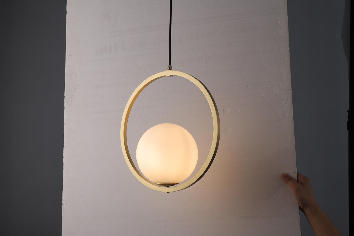 Unique Copper and Glass Chandelier-Elegant Modern Art Deco Pendant Light Fixture for Vintage Interiors