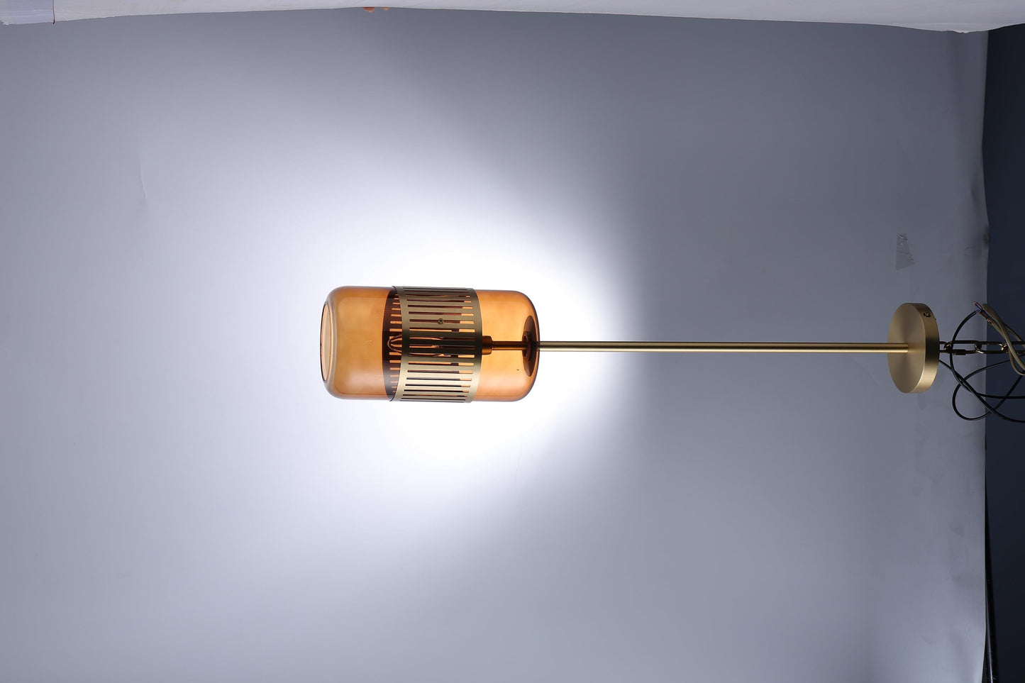 Rustic Copper Chandelier with Glass Accents – Modern Style