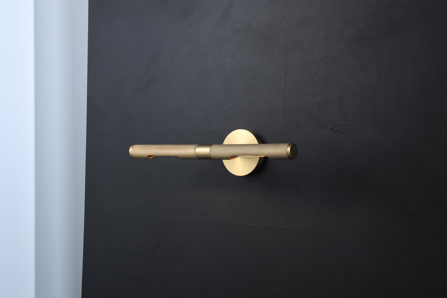 Vintage Copper Wall Light - Copper Wall Lamp with Elegant Black Accents