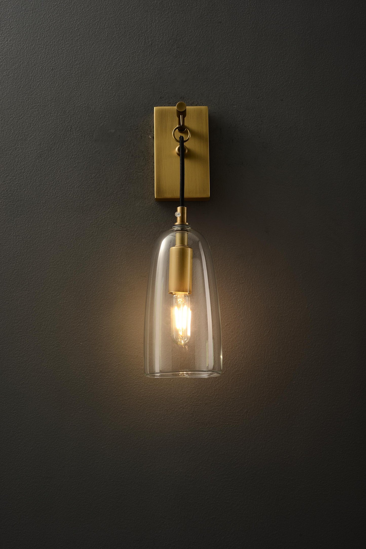 Modern Vintage Luxury Lamp Brass Glass Copper Wall Lamp