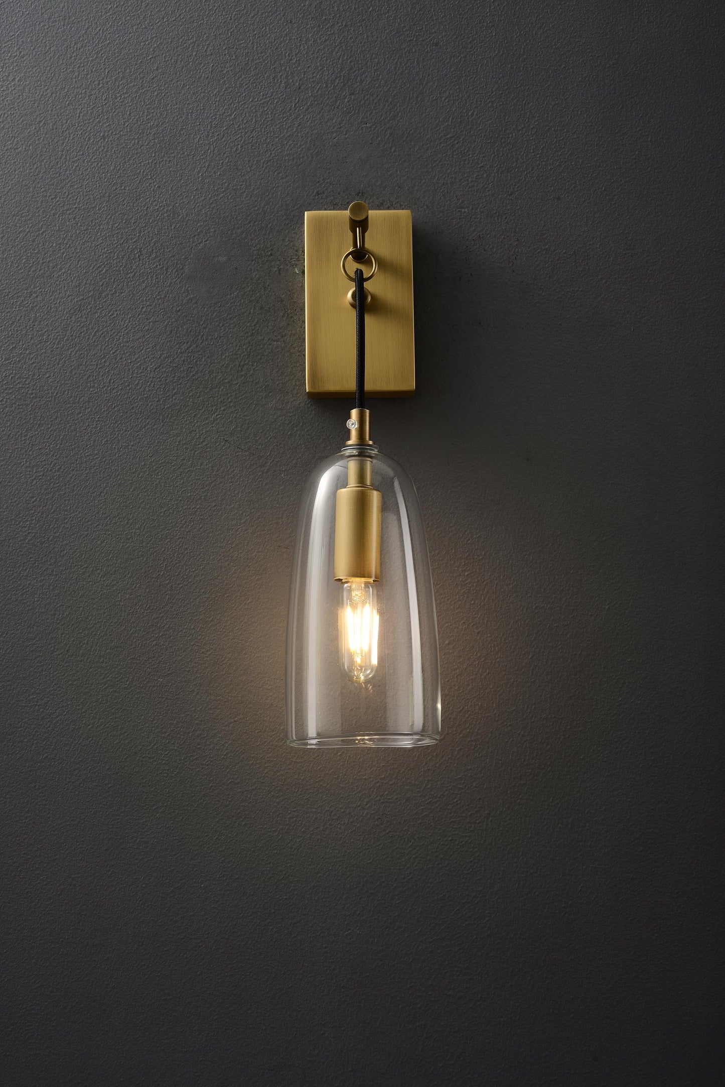 Modern Vintage Luxury Lamp Brass Glass Copper Wall Lamp