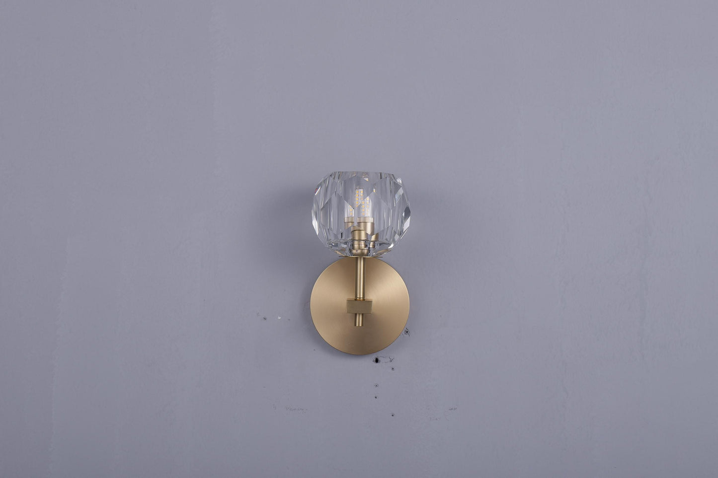 Custom Luxury Copper Wall Lamp with K9 Crystal – Handcrafted Modern Lighting Design