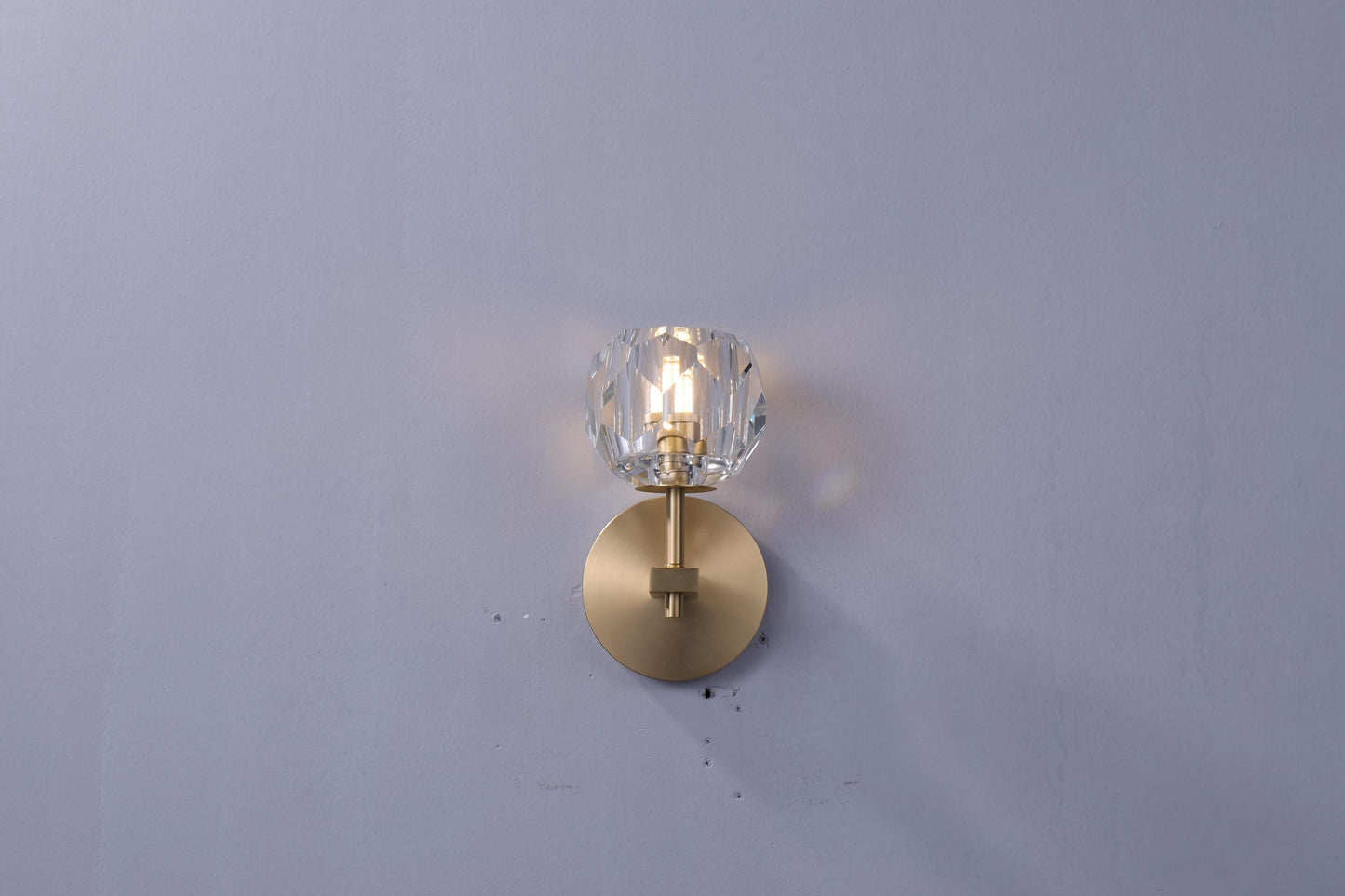 Custom Luxury Copper Wall Lamp with K9 Crystal – Handcrafted Modern Lighting Design