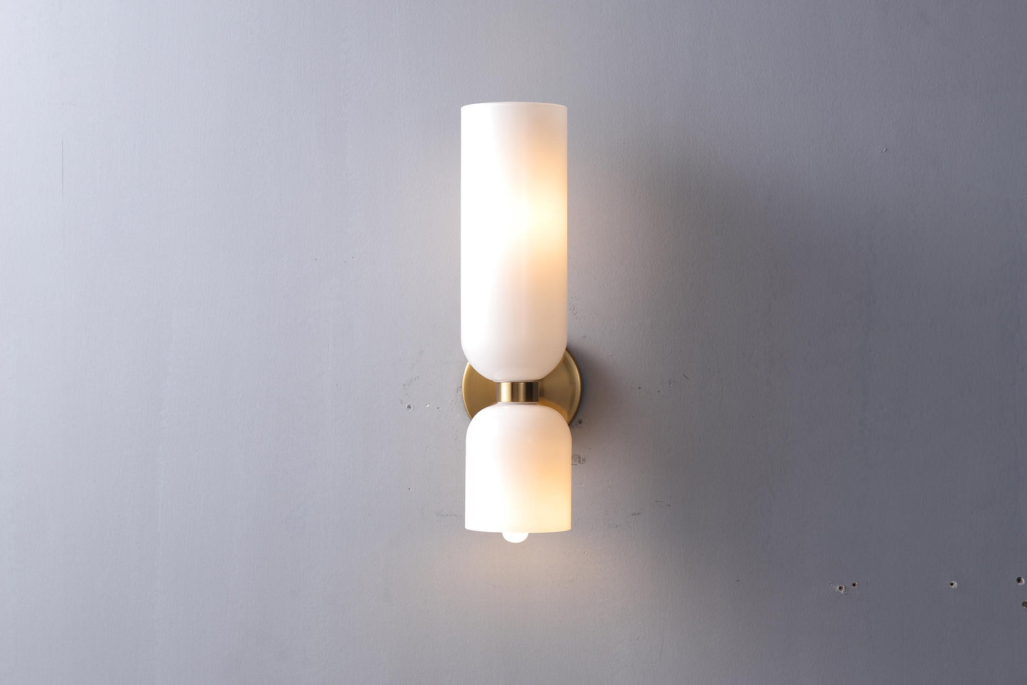 Vintage Industrial Iron and Glass Wall Sconce | Modern Rustic Lighting for Any Space