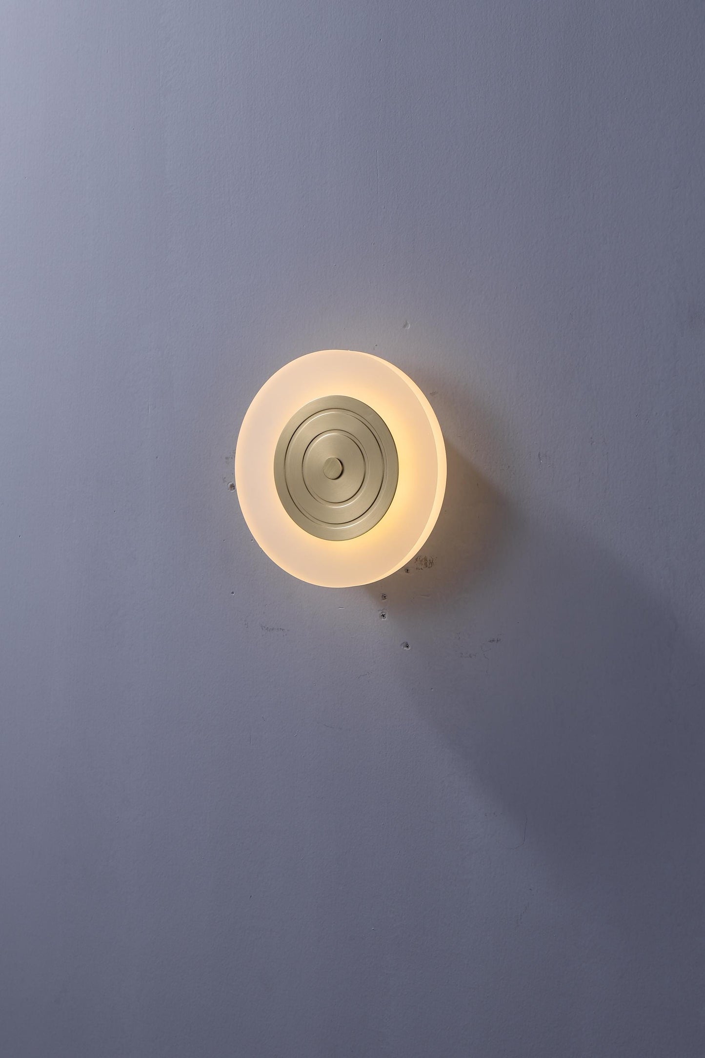 Copper Mid-Century Wall Lamp Acrylic Wall Decor LED Night Light