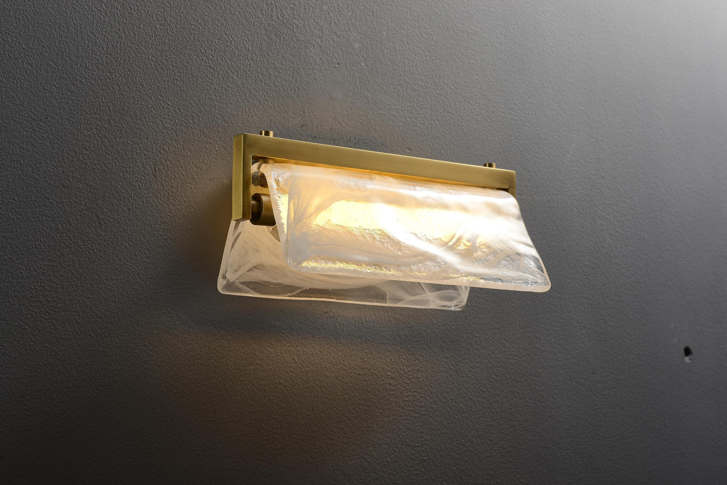 Contemporary Copper Glass Wall Lamp | Designer Copper Wall Lighting Fixtures