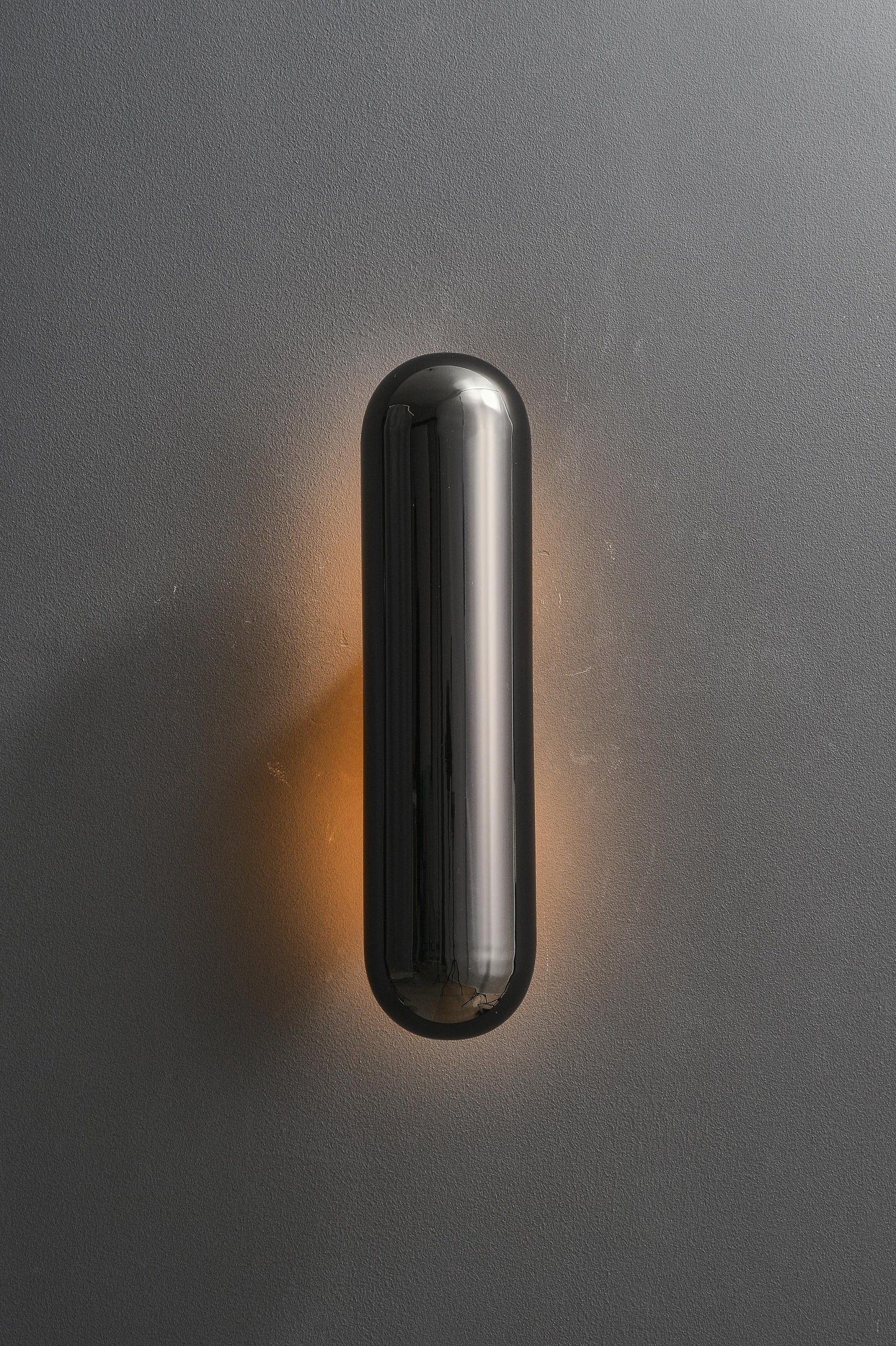 Black Electroplated Wall Light - Sand Black Finish Elegant Wall Lamp Fixture
