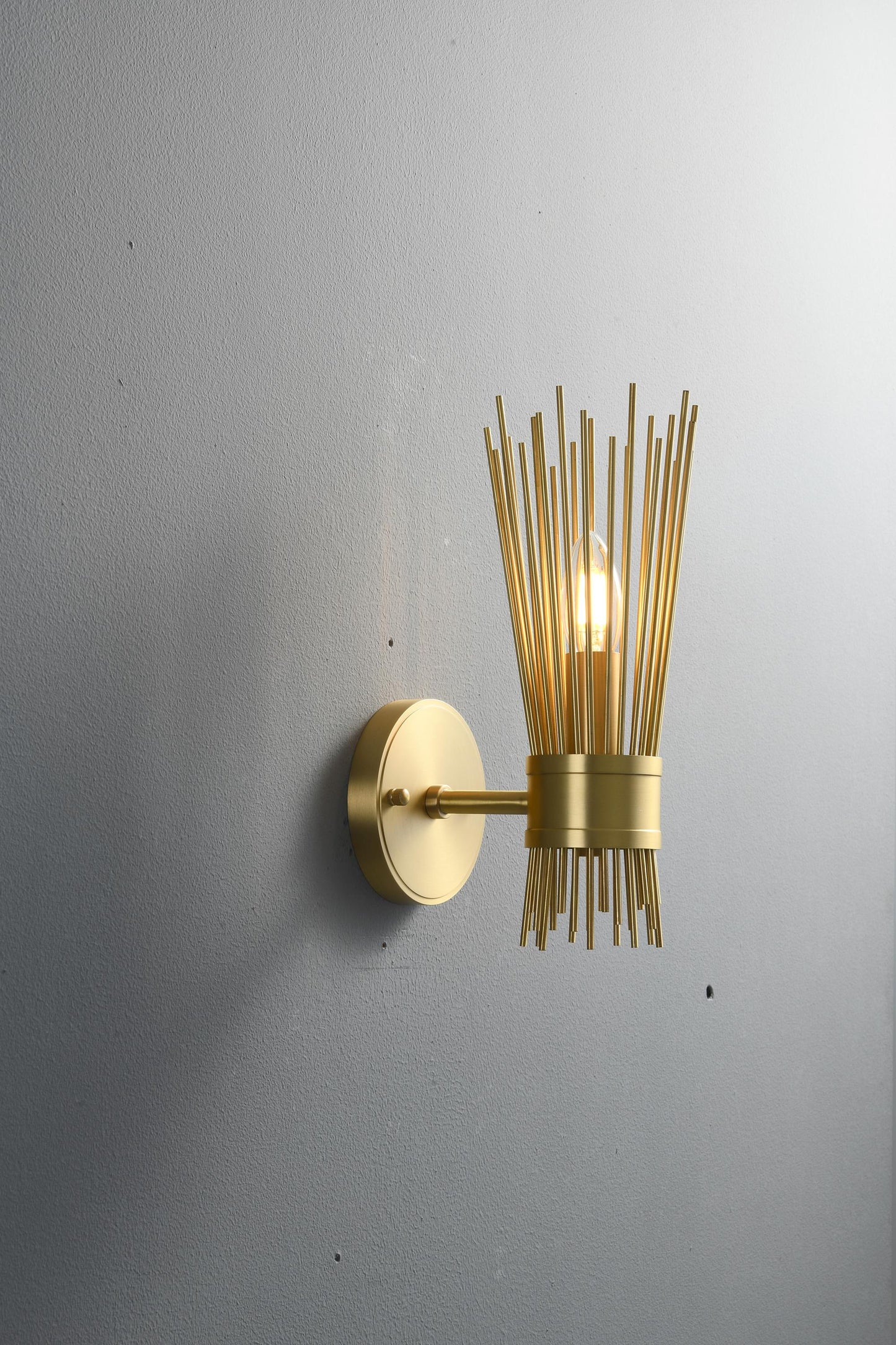 Copper Vintage Sconce – Mid-Century Single Head Light Fixture