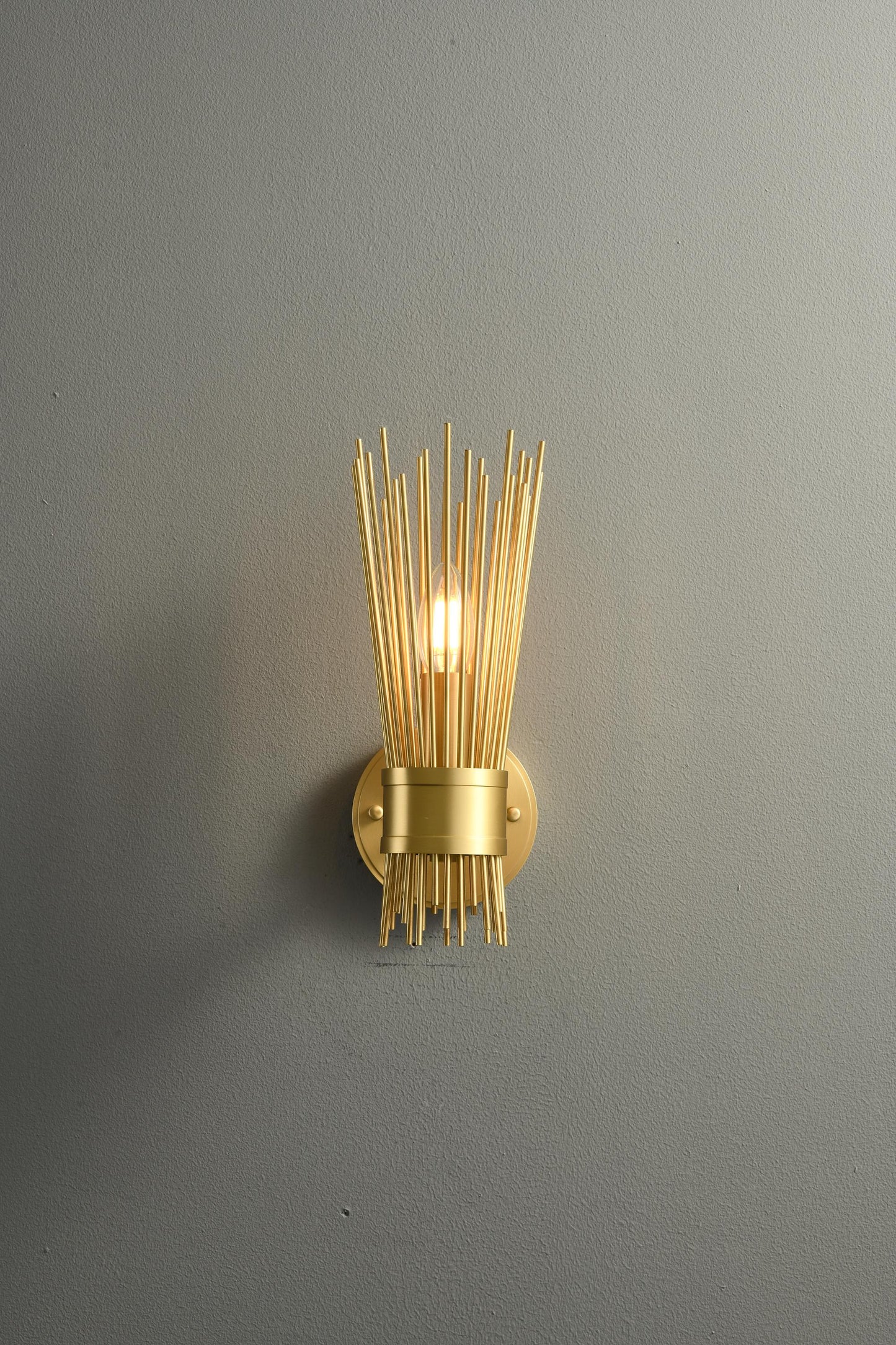 Copper Vintage Sconce – Mid-Century Single Head Light Fixture