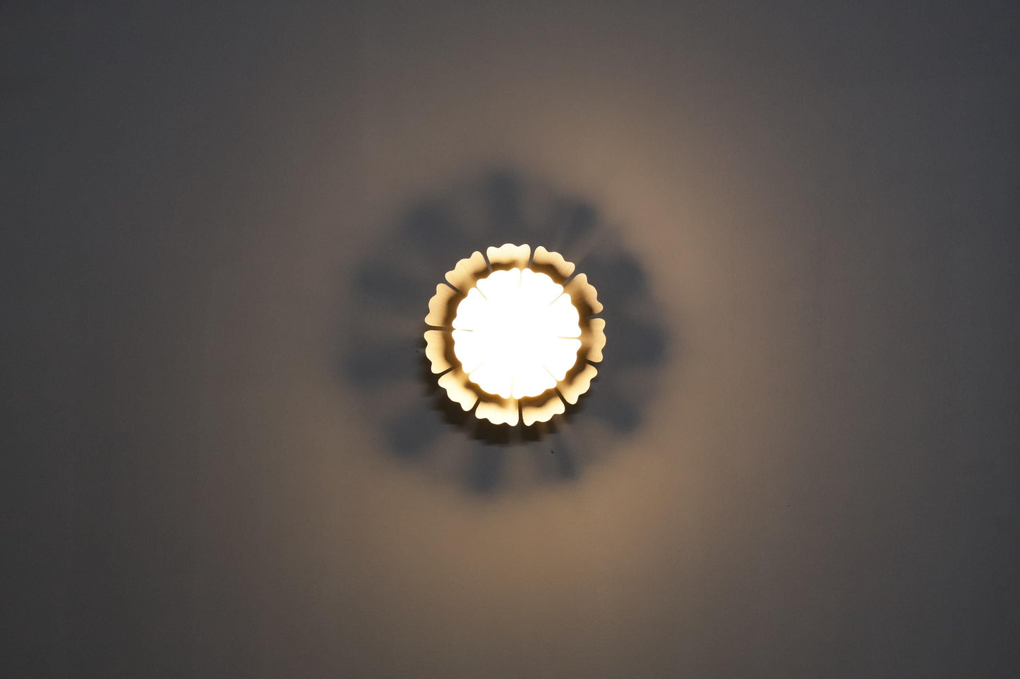 Aluminum Copper Glass Wall Lamp – Mid-Century Vintage Wall Sconce with Transparent Lampshade