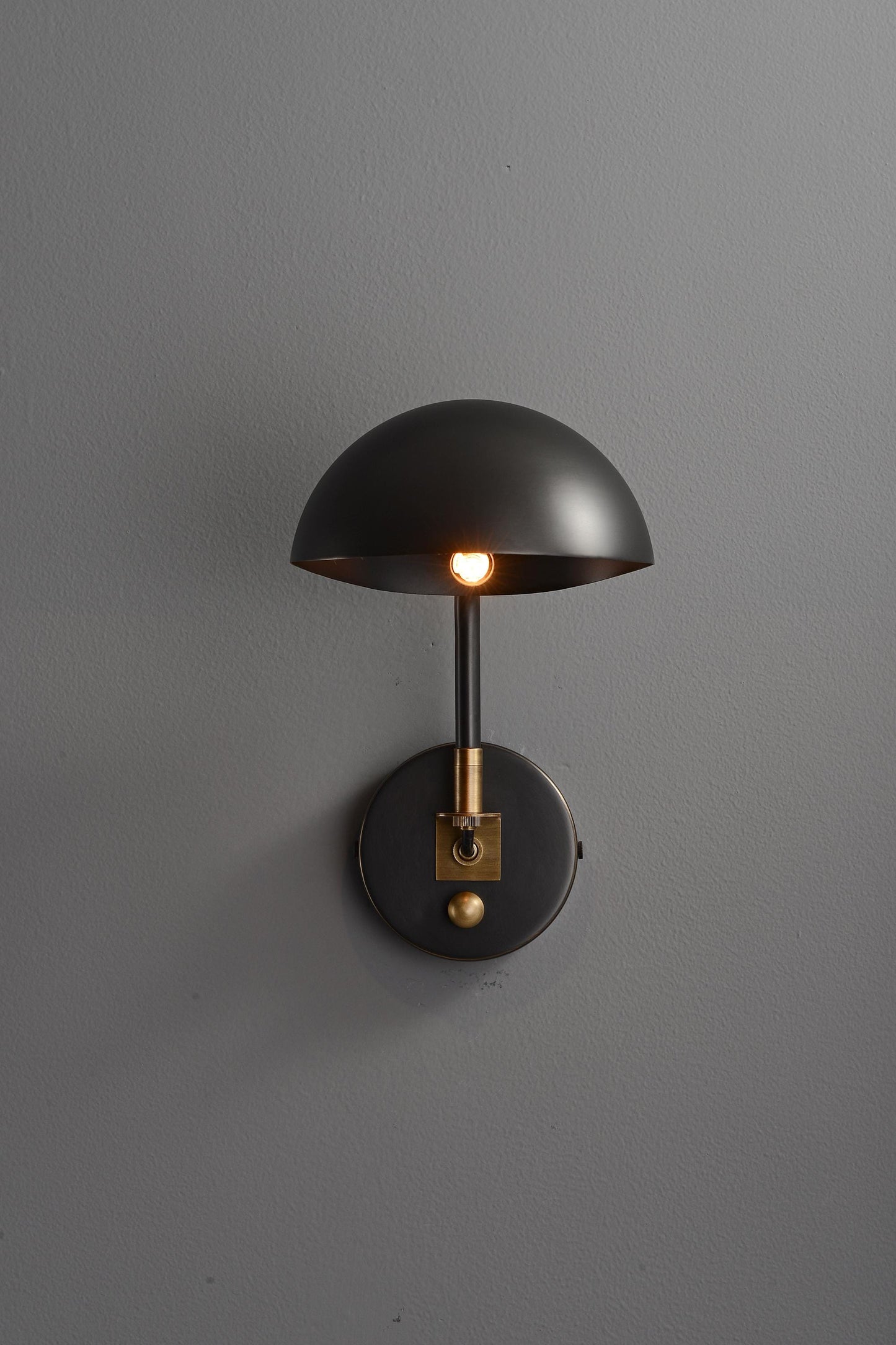 Vintage Lamp | Mid-Century Iron Wall Lamp Light Fixture