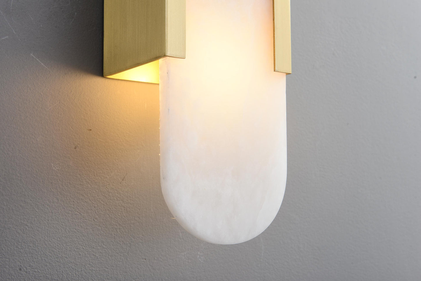 Elegant Marble Copper Wall Fixture | All Copper Wall Lamp for Luxurious Decor