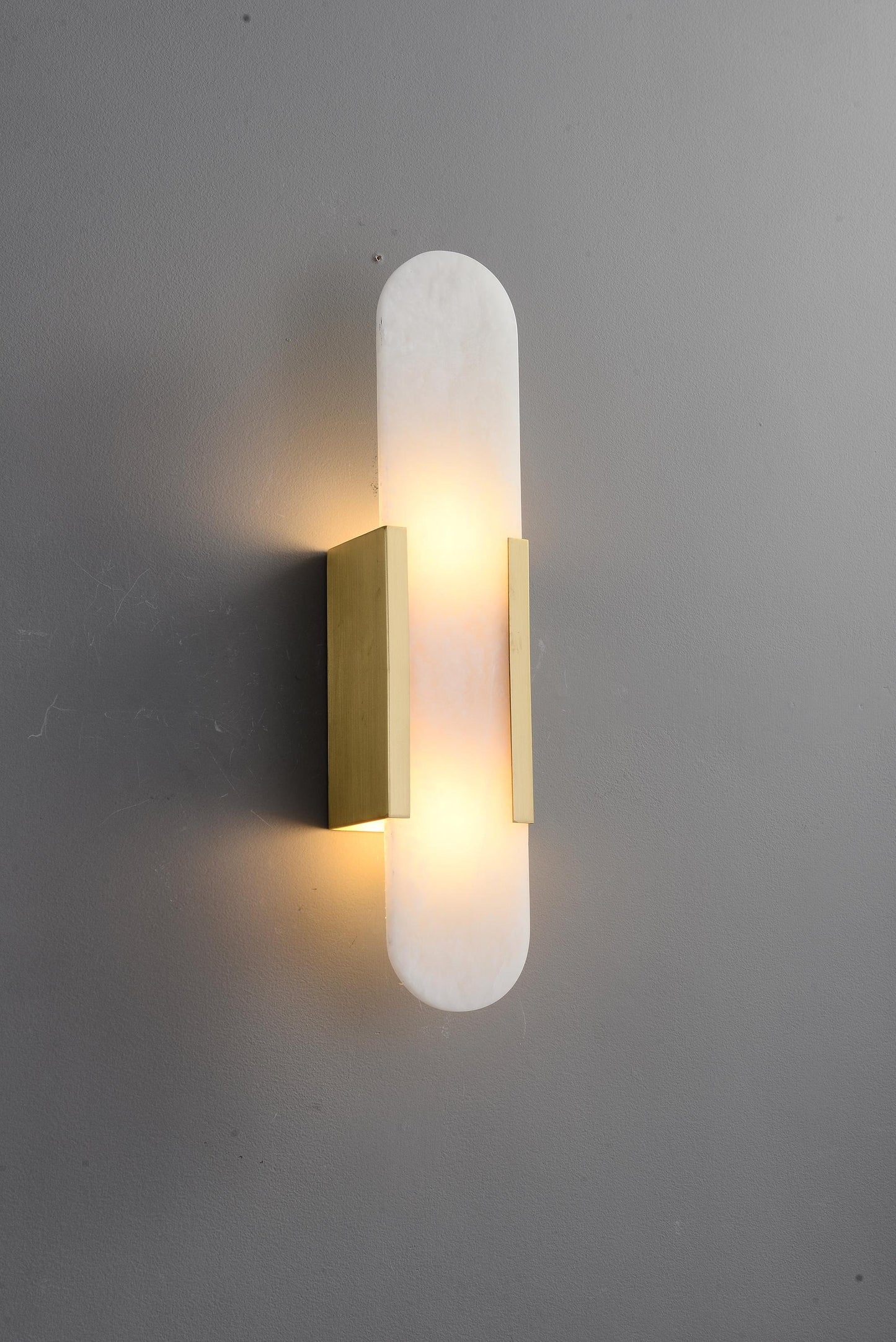 Elegant Marble Copper Wall Fixture | All Copper Wall Lamp for Luxurious Decor