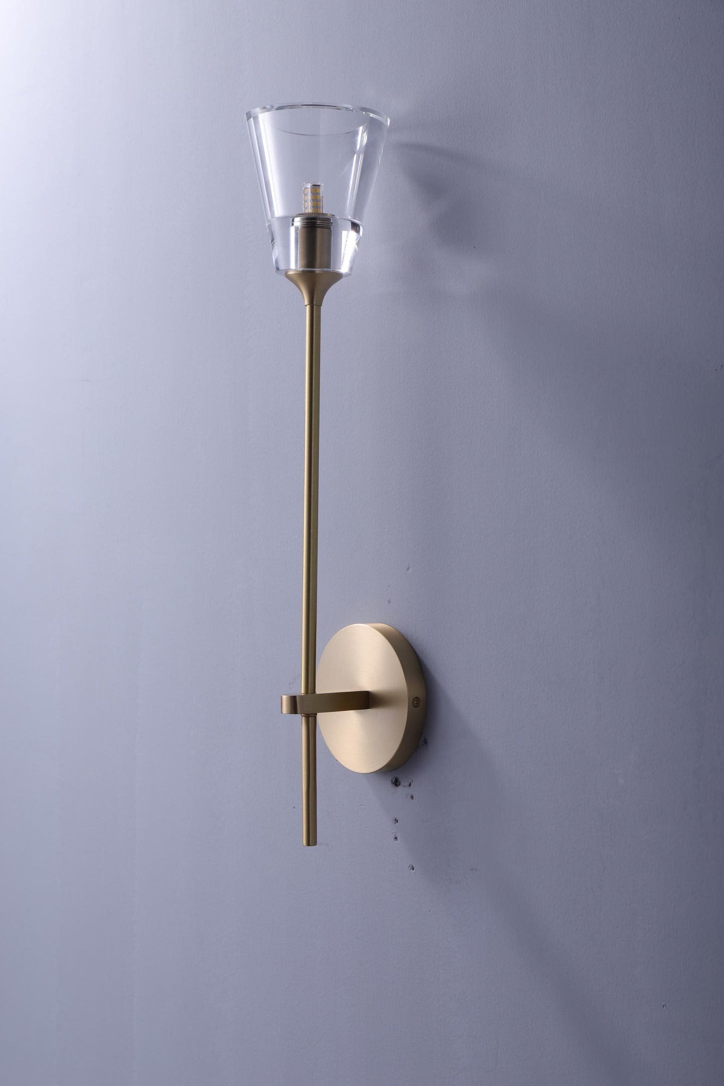 K9 Crystal-Accented Bronze Copper Wall Lamp – Elegant Modern Sconce and Art Deco High-End Lighting Fixture
