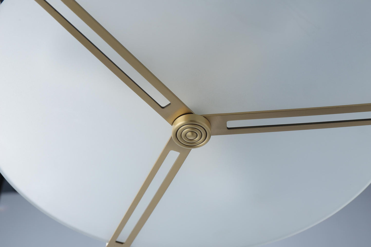 Contemporary Copper and Glass Ceiling Lamp | Designer Pendant Light Fixture with Elegant Industrial Style