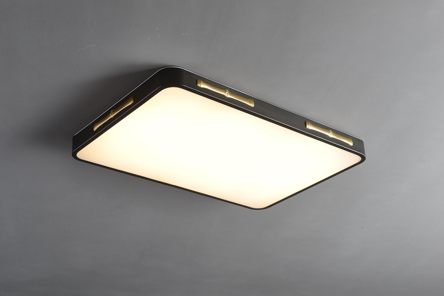Fashionable Copper and Black Ceiling Fixture | Modern Acrylic Pendant Light