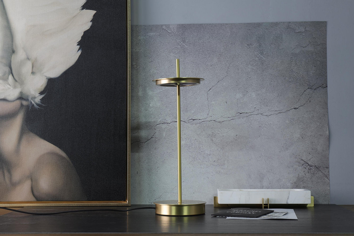 Modern Copper Metal Desk Light, Rustic Copper Home Decor Lamp, Stylish Copper Accent Lighting Fixture