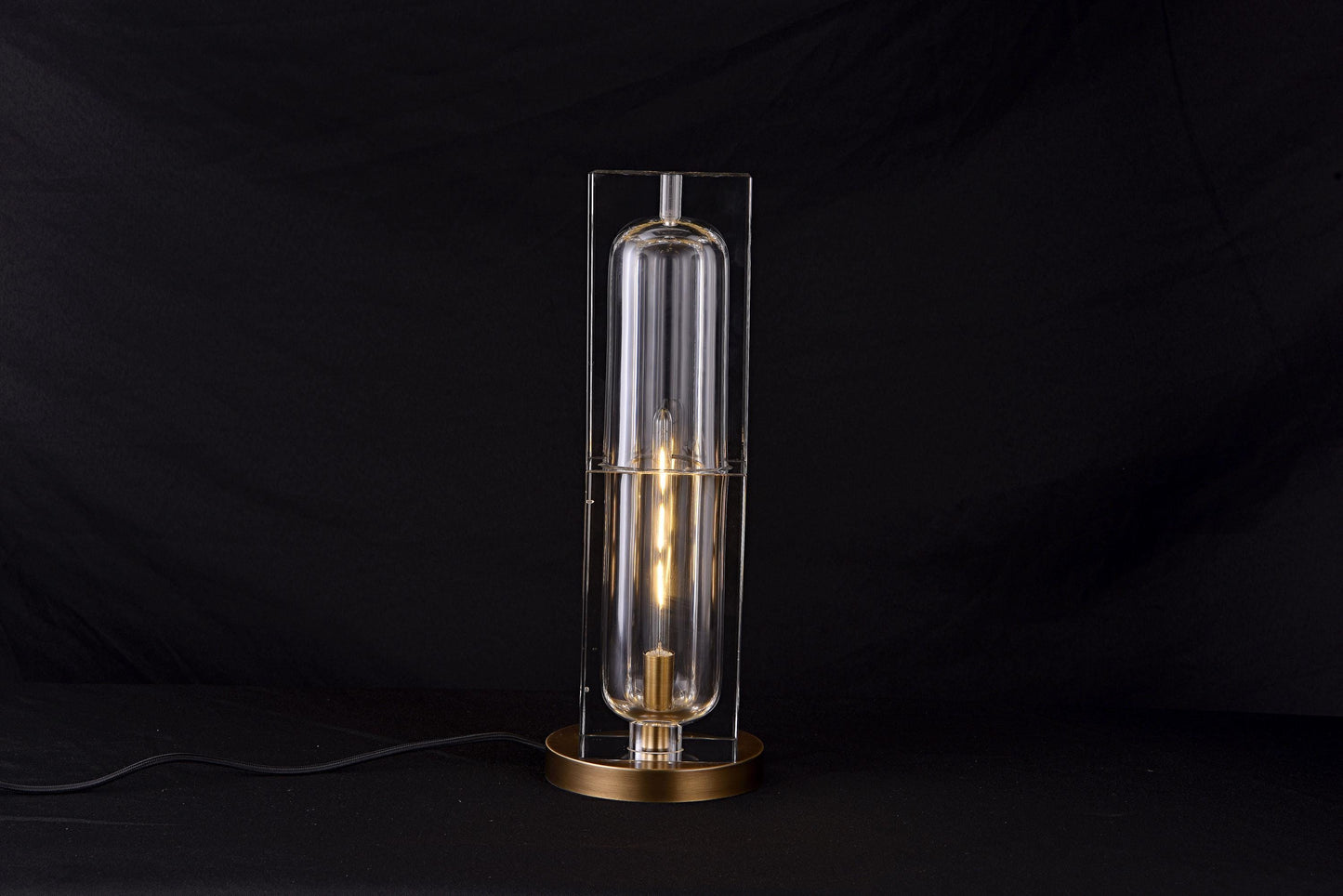 High-End Copper and Crystal Table Lamp | Chic Bronze Lighting with Stylish Modern Design