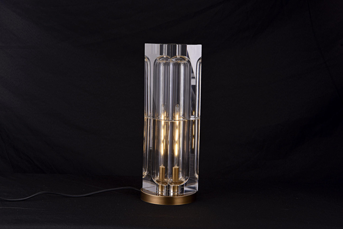 High-End Copper and Crystal Table Lamp | Chic Bronze Lighting with Stylish Modern Design