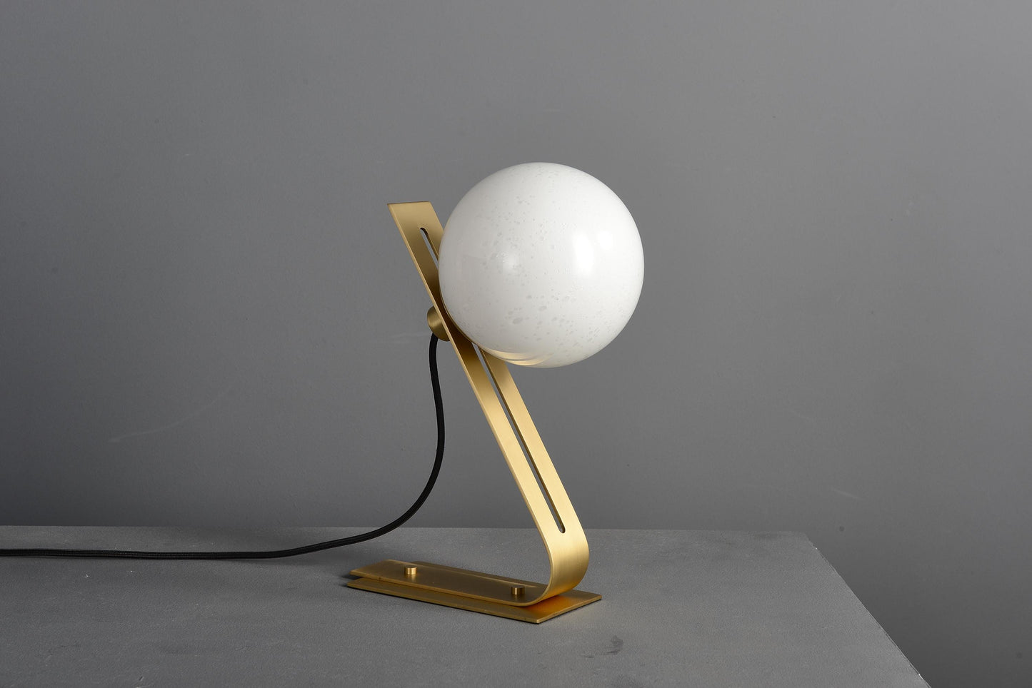 Luxury Copper and Black Glass Table Lamp with Vintage Industrial Style for Bedrooms, Side Tables, and Desks
