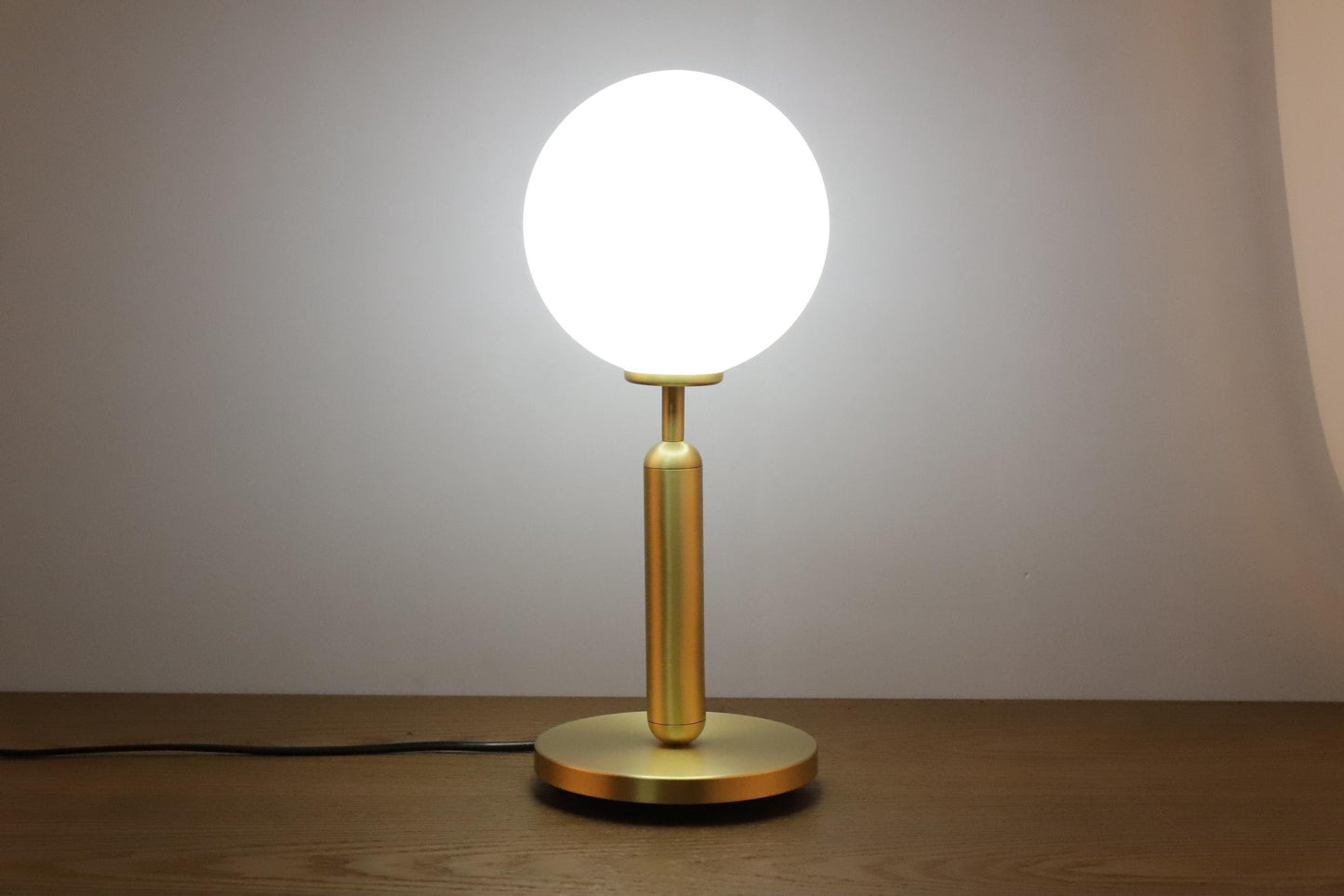 Antique All-Copper Table Lamp with Glass Shade | Modern and Vintage Copper Desk Lighting