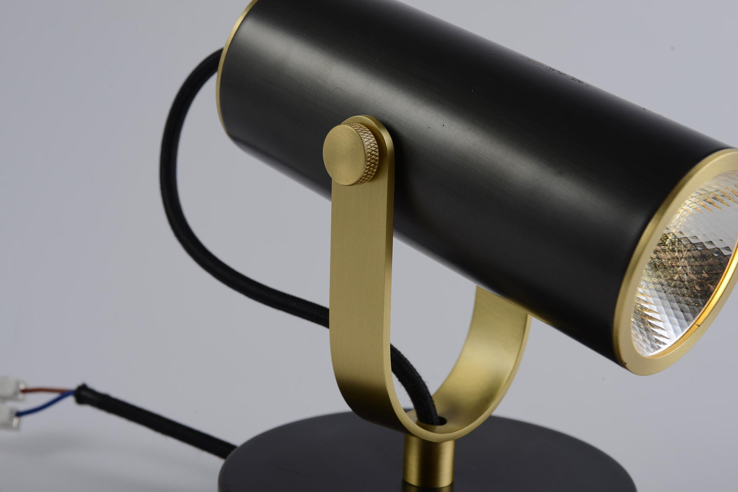 Artisan Copper Desk Lamp | Sleek Black and Copper Table Light | Industrial and Vintage Style